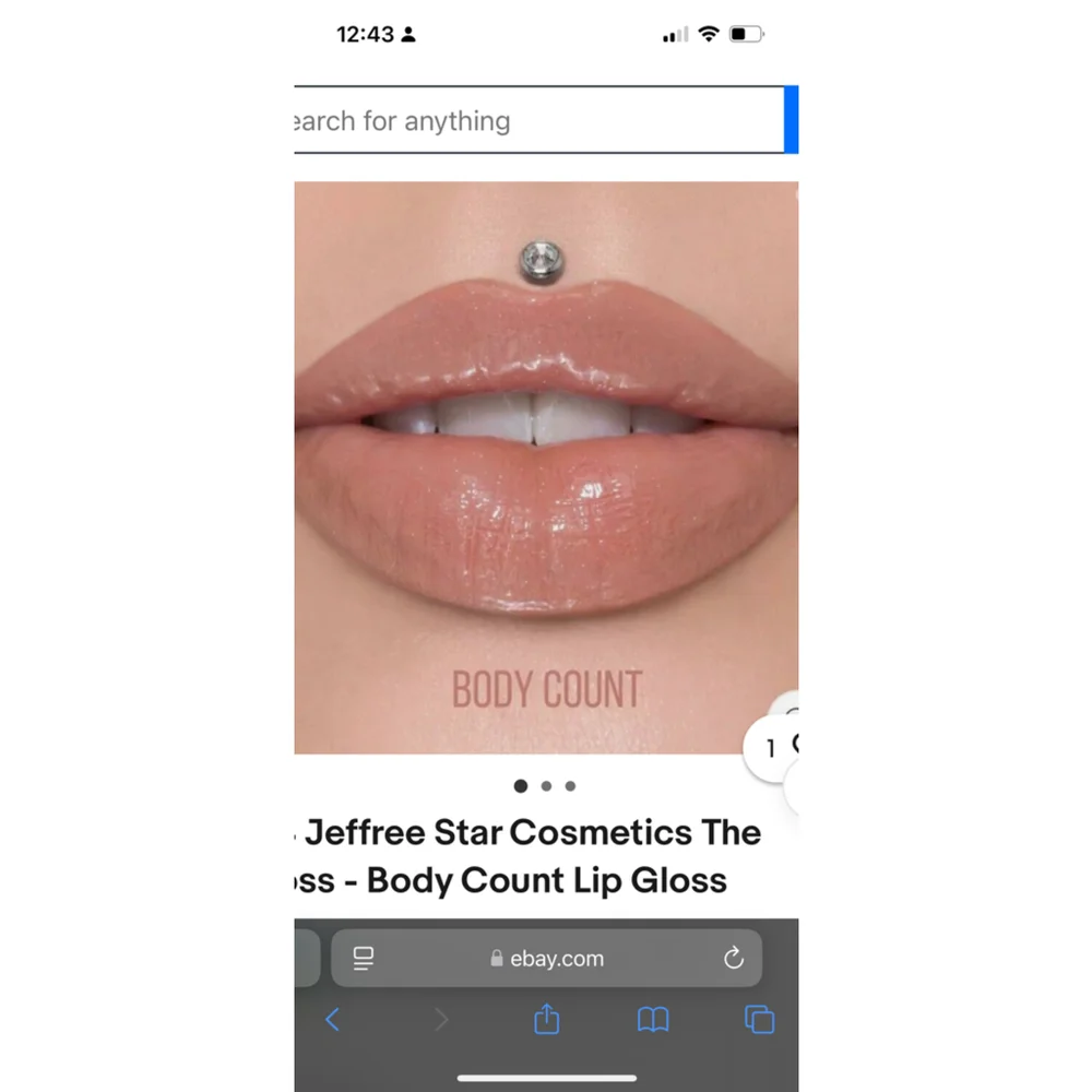 NIB Jeffree Star Cosmetics Lip Gloss, Body Count